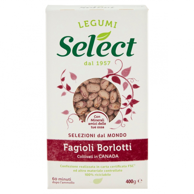 SELECT I LEGUMI FAGIOLI BORLOTTI 400 G