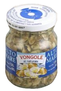 VONGOLE ALTOMARE GR130 VASO