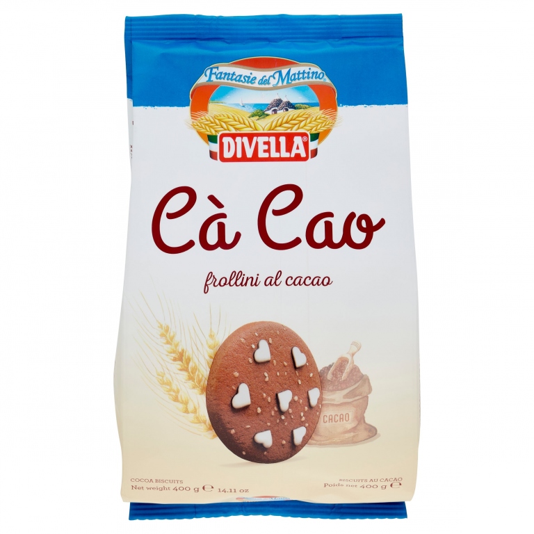 DIVELLA FANTASIA DEL MATTINO CA CAO FROLLINI AL CACACO 400 G