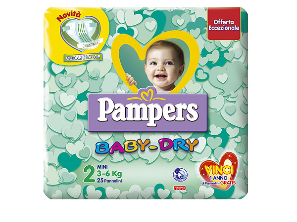 PAMPERS BABY DRY MINI X24