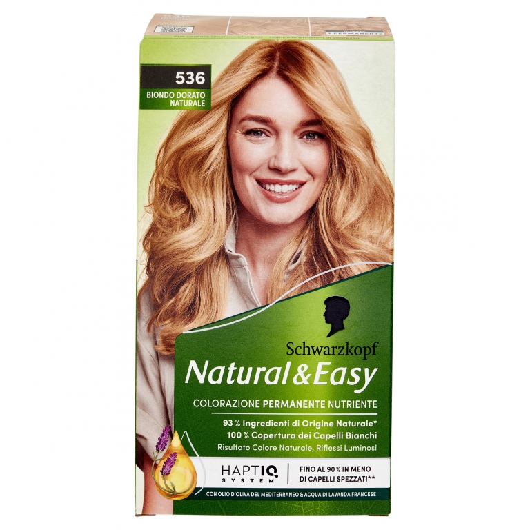 SCHWARZKOPF NATURAL&EASY 536 BIONDO DORATO NATURALE