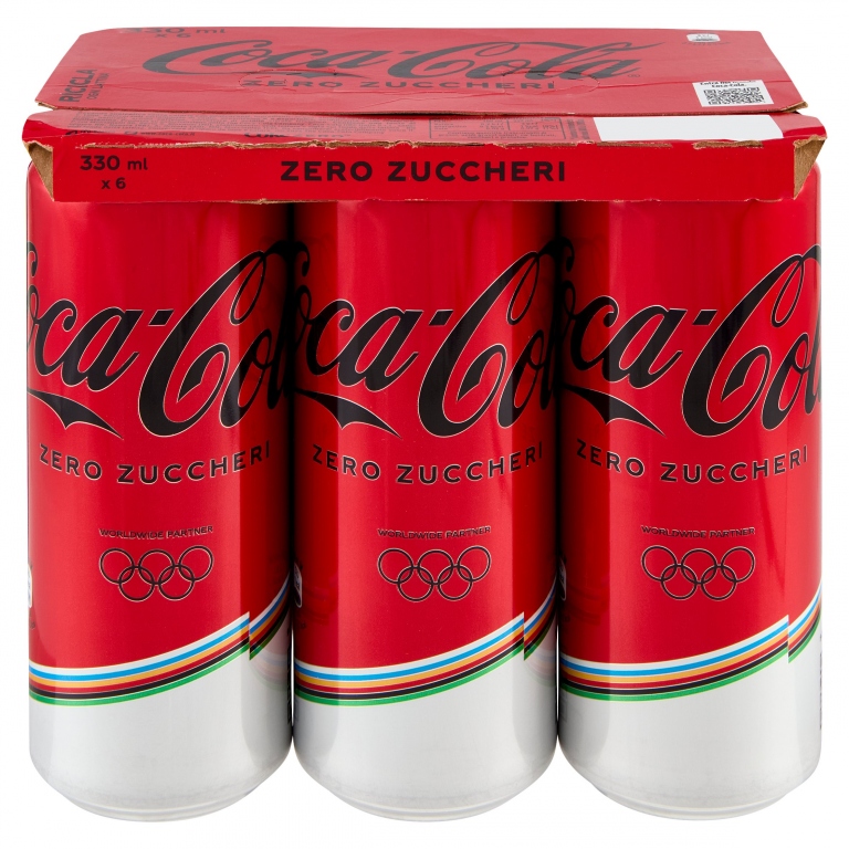 COCA-COLA ZERO ZUCCHERI ZERO CALORIE LATTINA 330 ML