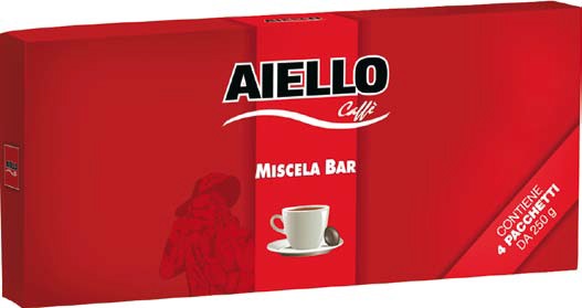 CAFFE' AIELLO MISCELA CLASSICA GR.250X4