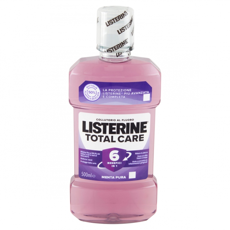 LISTERINE TOTAL CARE MENTA PURA 500 ML