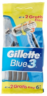 GILLETTE BLUE3 NITRO USA&GETTA - 4 RASOI + 2 OMAGGIO