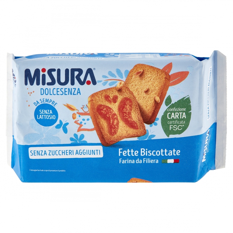 MISURA DOLCESENZA FETTE BISCOTTATE 320 G