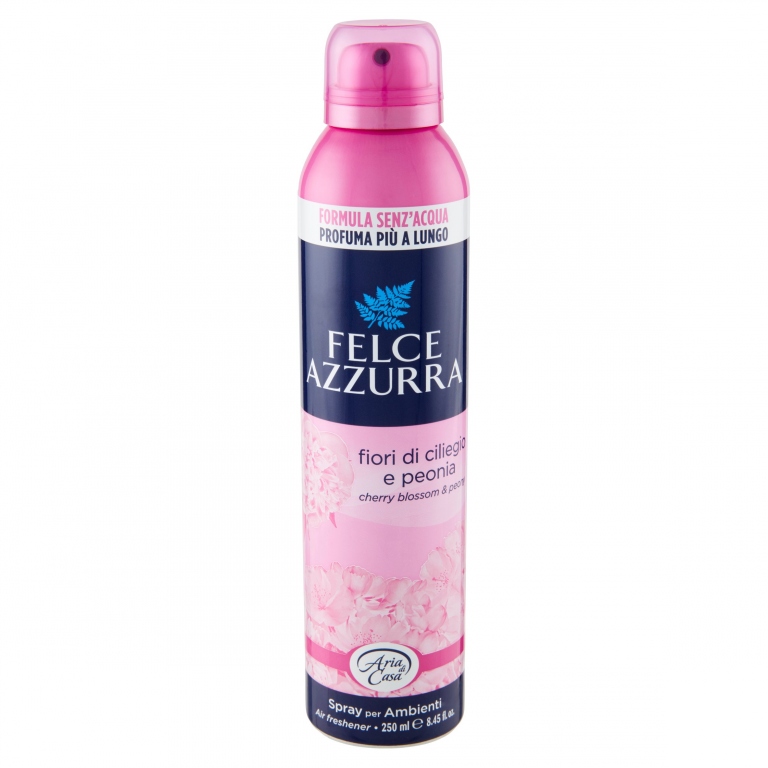 FELCE AZZURRA ARIA DI CASA SPRAY PER AMBIENTI FIORI DI CILIEGIO E PEONIA 250 ML