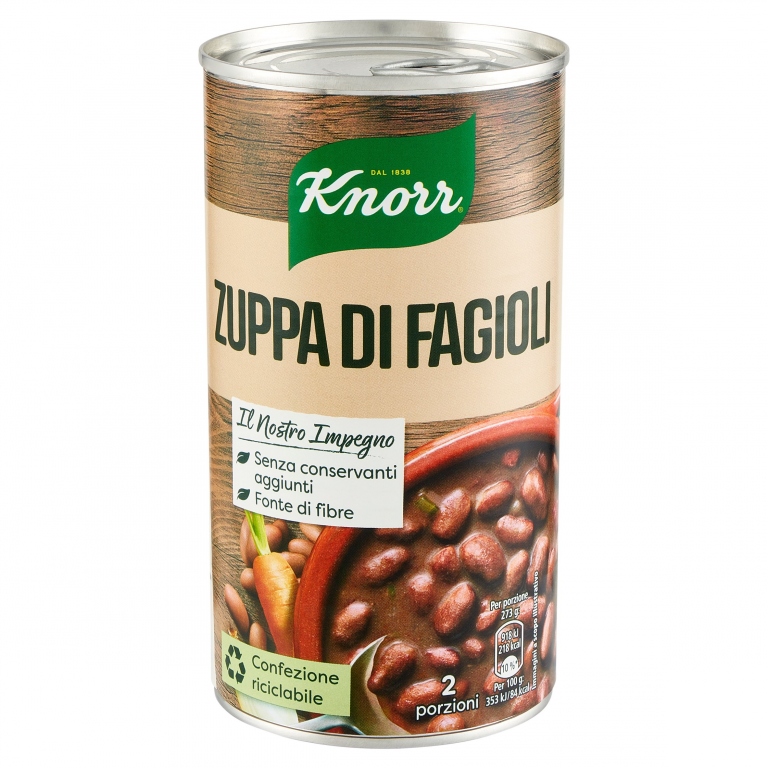 KNORR SEGRETI DELLA NONNA ZUPPA DI FAGIOLI 545 G