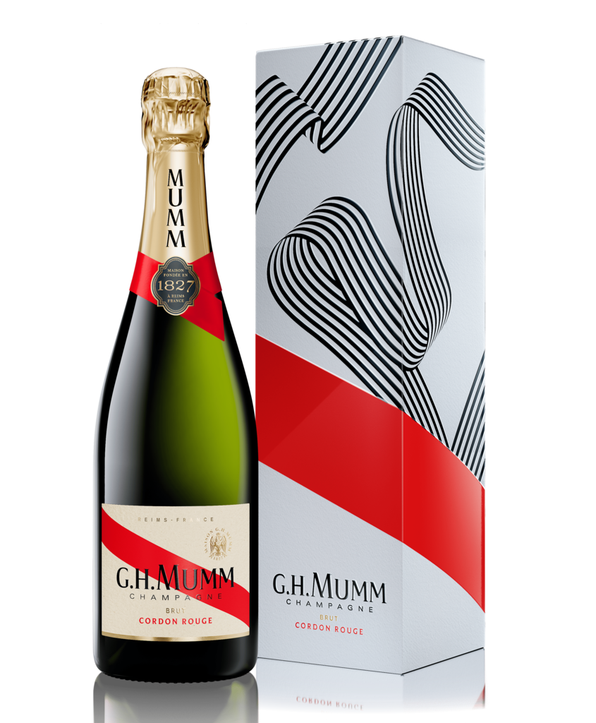 CHAMPAGNE G.H.MUMM CORDON ROUGE BRUT CL.75 CON ASTUCCIO