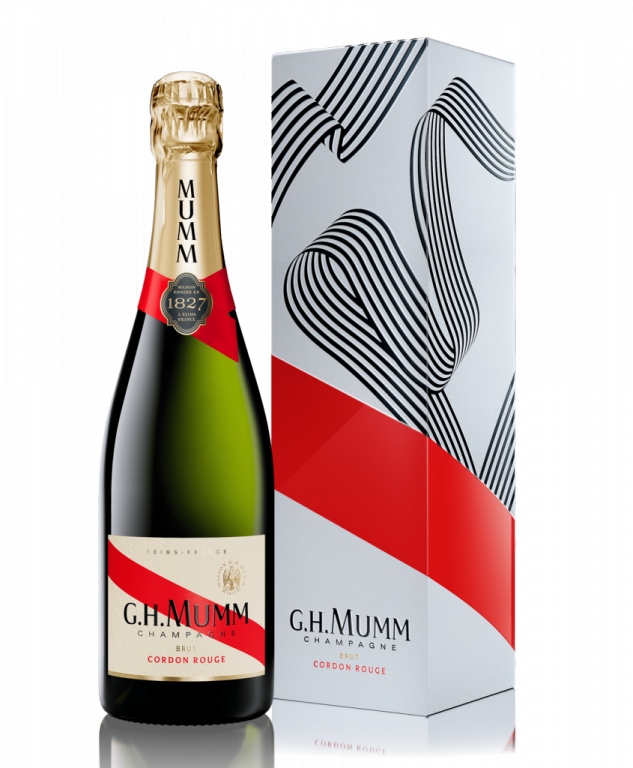 CHAMPAGNE G.H.MUMM CORDON ROUGE BRUT CL.75 CON ASTUCCIO