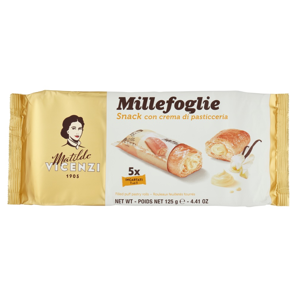 PASTICCERIA MATILDE VICENZI MILLEFOGLIE D'ITALIA MINISNACK 150 G