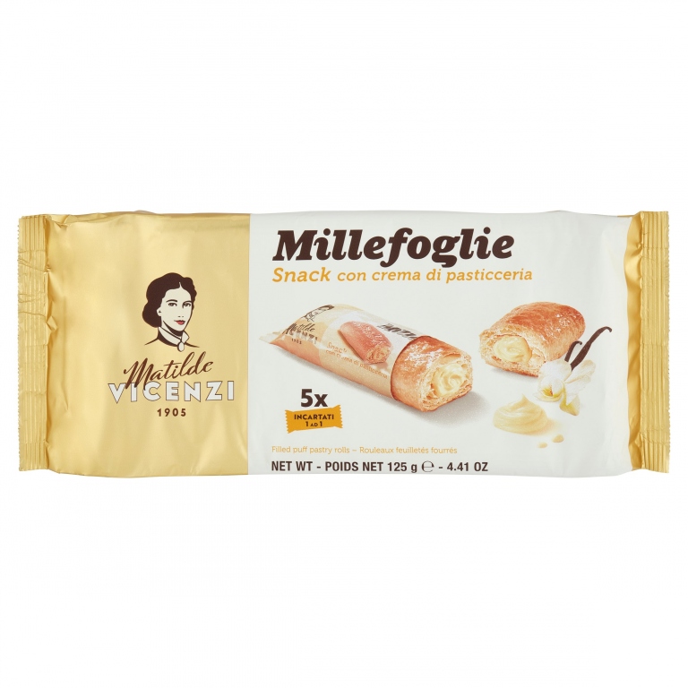 PASTICCERIA MATILDE VICENZI MILLEFOGLIE D'ITALIA MINISNACK 150 G