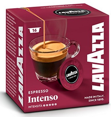 LAVAZZA A MODO MIO, INTENSO CAFFE ESPRESSO, INTENSITA 13/13 - 16 CAPSULE