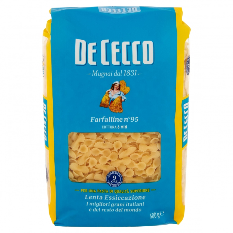 PASTA DE CECCO FARFALLINE 95 GR.500               