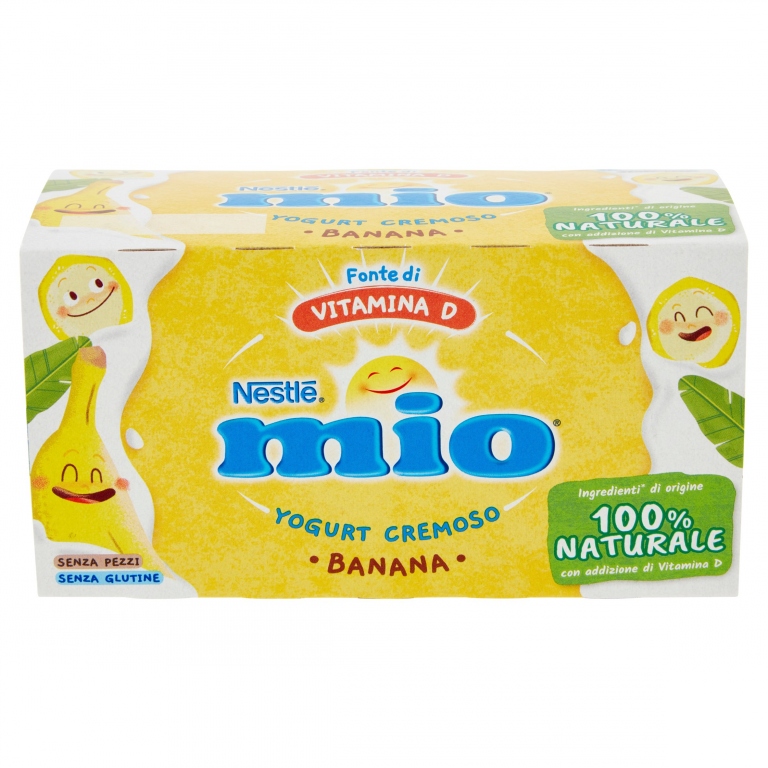 NESTLE MIO YOGURT CREMOSO BANANA 2 X 125 G