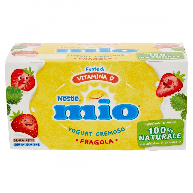 NESTLE MIO YOGURT CREMOSO FRAGOLA 2 X 125 G