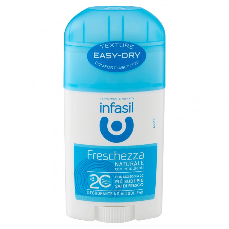 INFASIL FRESCHEZZA NATURALE STICK CON EMOLLIENTI 40 ML