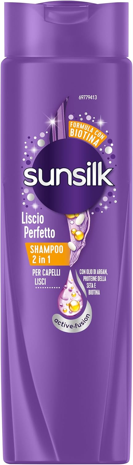 SUNSILK LISCIO PERFETTO SHAMPOO PER CAPELLI LISCI AZIONE ANTI-CRESPO 250 ML