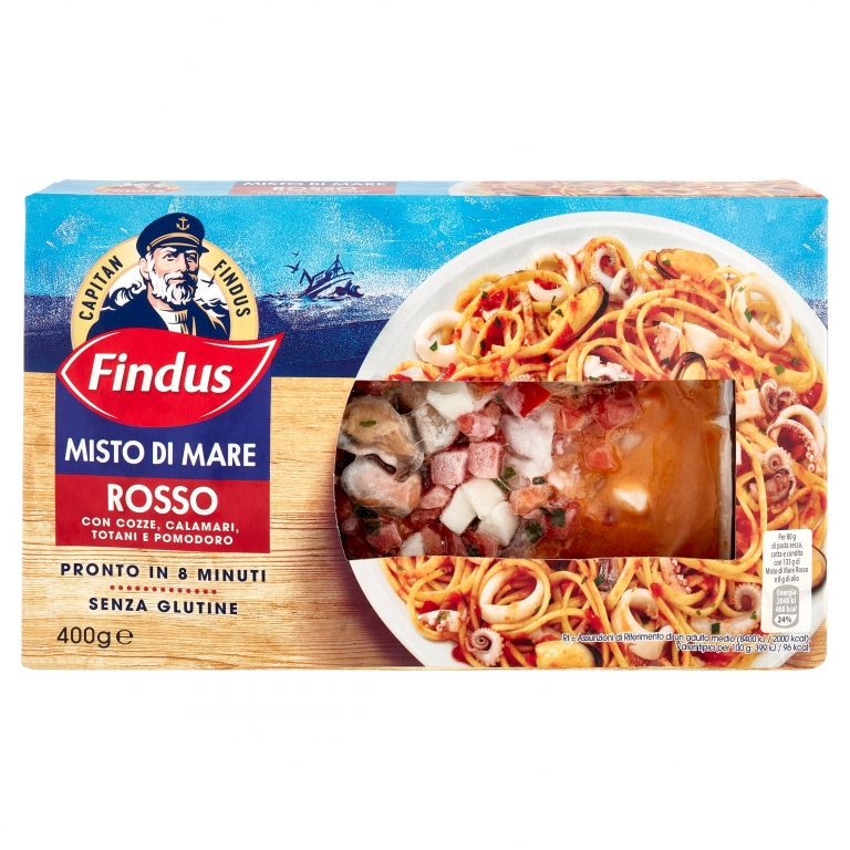 FINDUS MISTO DI MARE ROSSO 400 G
