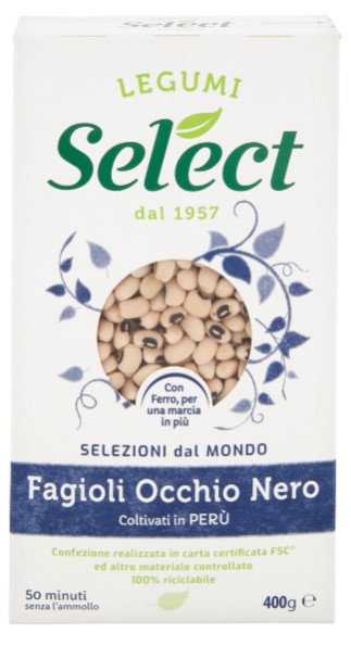 FAGIOLI OCCHIO NERO SELECT AST.GR.400             