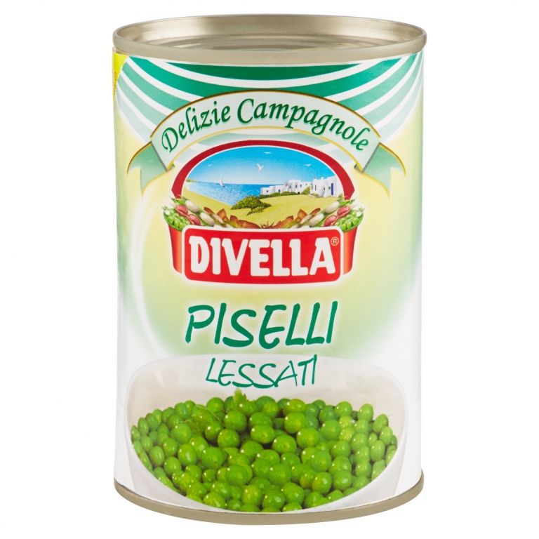 DIVELLA DELIZIE CAMPAGNOLE PISELLI LESSATI 400 G