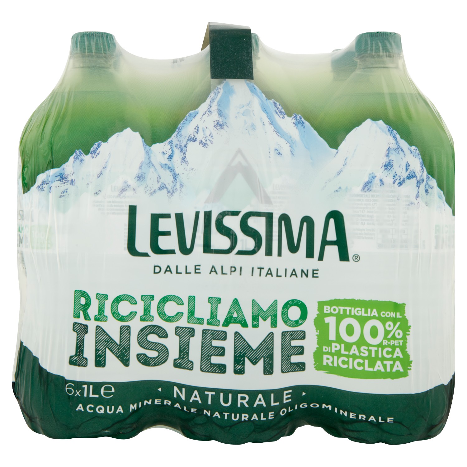 LEVISSIMA, ACQUA MINERALE NATURALE OLIGOMINERALE NATURALE BOTTIGLIA ECO 1 L X 6