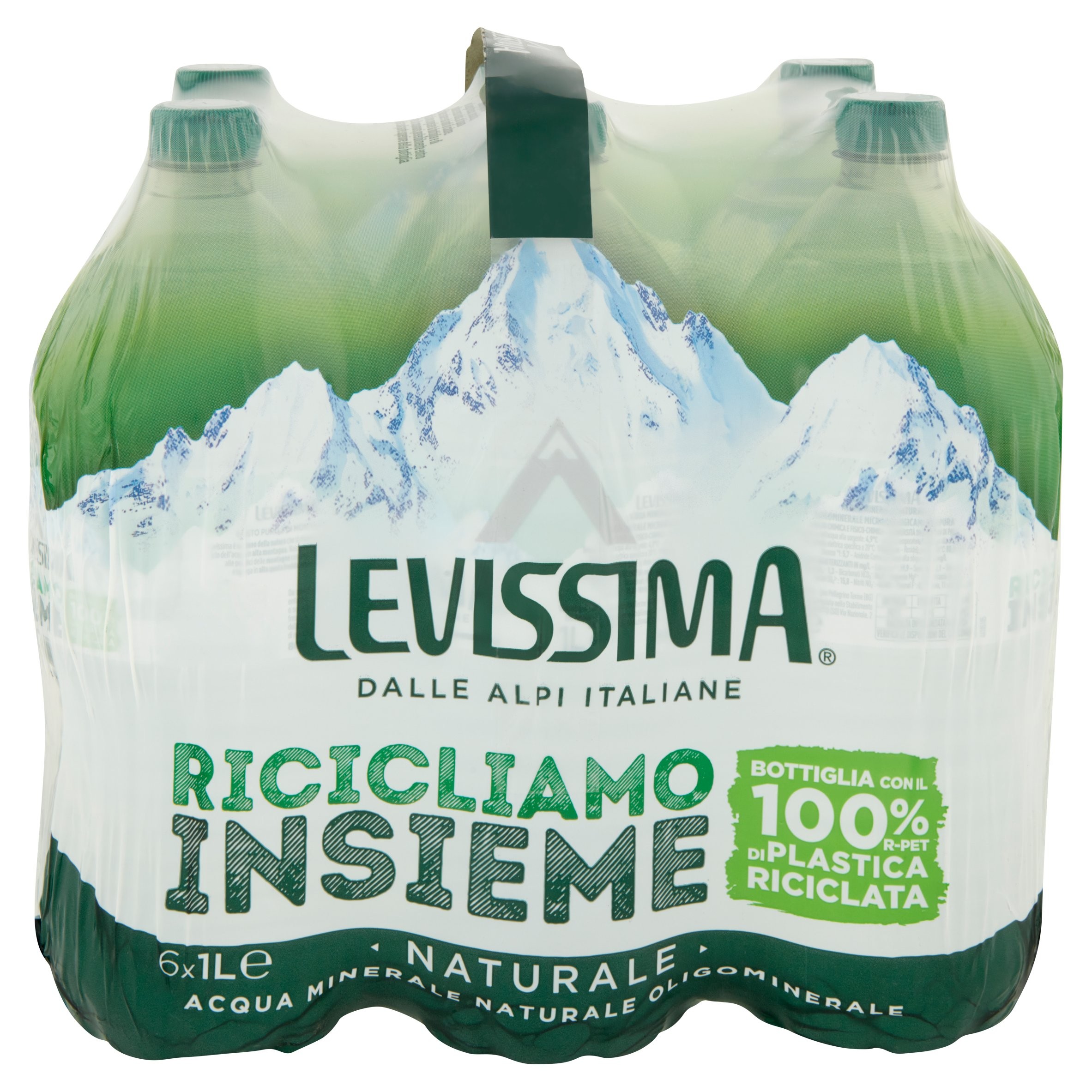LEVISSIMA, ACQUA MINERALE NATURALE OLIGOMINERALE NATURALE BOTTIGLIA ECO 1 L X 6