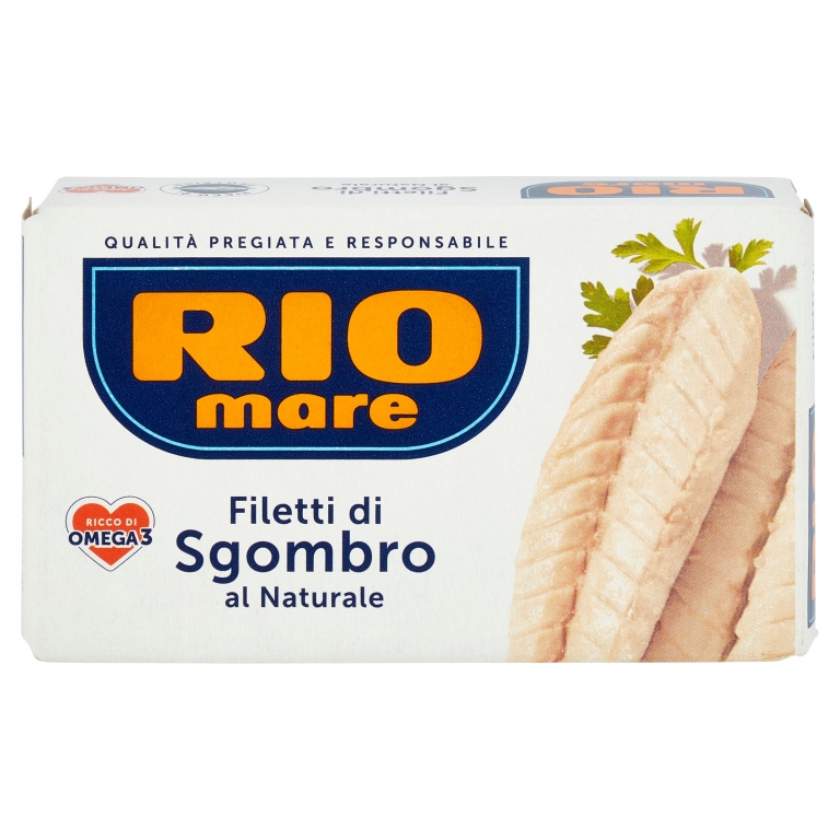 RIO MARE FILETTI DI SGOMBRO AL NATURALE 125 G