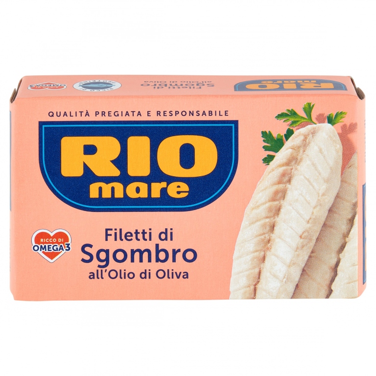 RIO MARE FILETTI DI SGOMBRO ALL'OLIO DI OLIVA 125 G