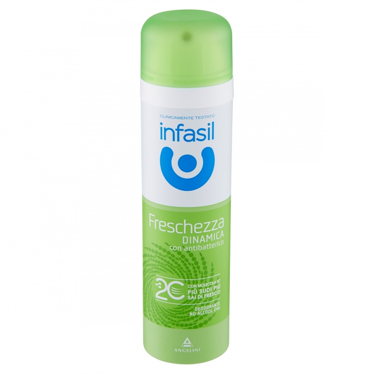 INFASIL FRESCHEZZA DINAMICA DEODORANTE SPRAY CON ANTIBATTERICO 150 ML
