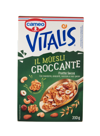 CAMEO VITALIS MUESLI CROCCANTE FRUTTA SECCA 310 G