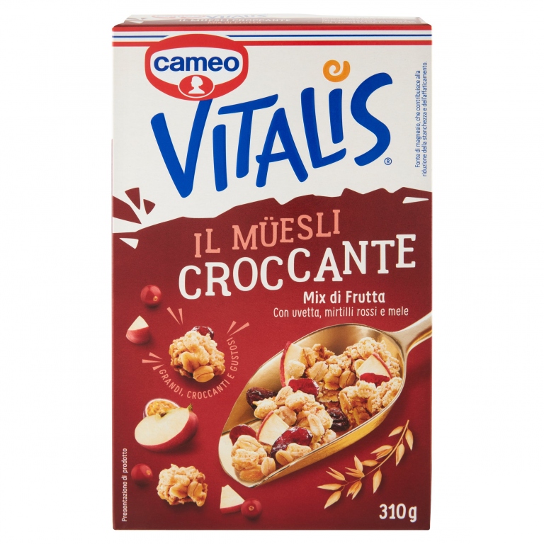 CAMEO VITALIS MUESLI CROCCANTE MIX DI FRUTTA 310 G