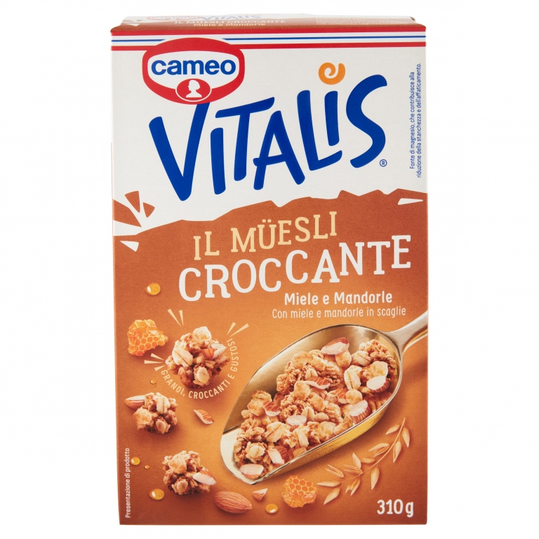 CAMEO VITALIS MUESLI CROCCANTE MIELE E MANDORLE 310 G