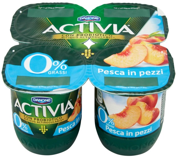 ACTIVIA 0% GRASSI PESCA IN PEZZI 4 X 125 G