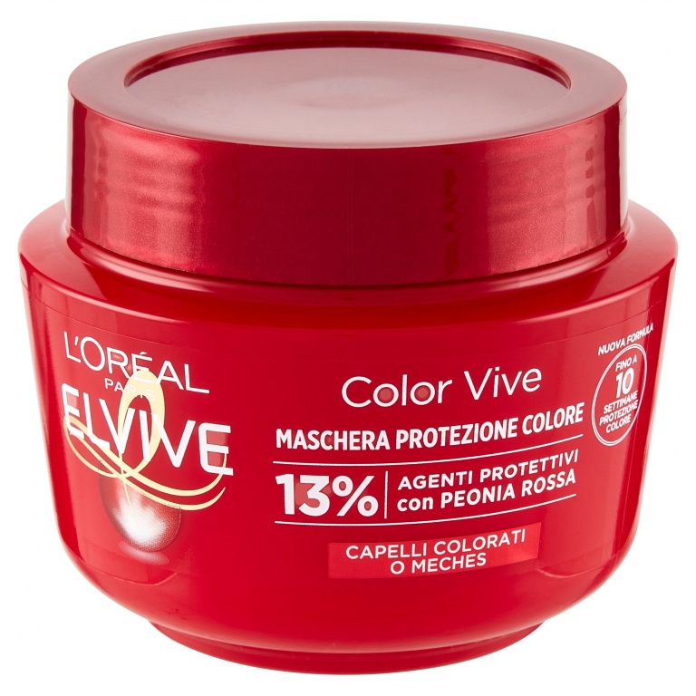 L'OREAL PARIS ELVIVE COLOR-VIVE, MASCHERA PROTETTIVA PER CAPELLI COLORATI 300ML