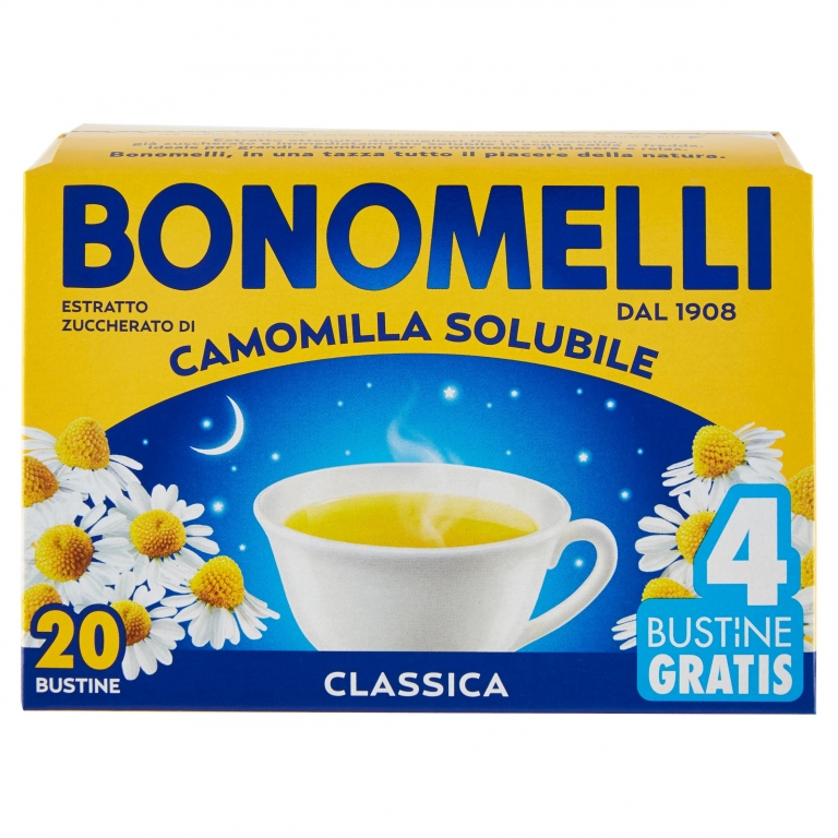 BONOMELLI ESTRATTO ZUCCHERATO DI CAMOMILLA SOLUBILE CLASSICA 20 X 5 G
