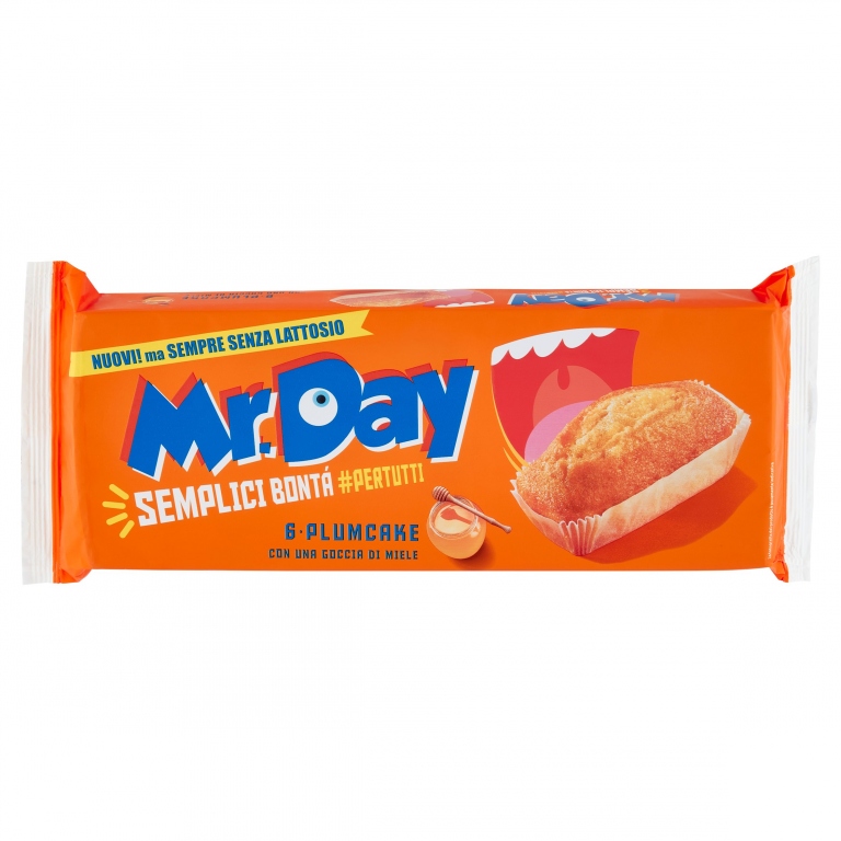 MR.DAY PLUMCAKE CON UNA GOCCIA DI MIELE 6 X 31,7 G