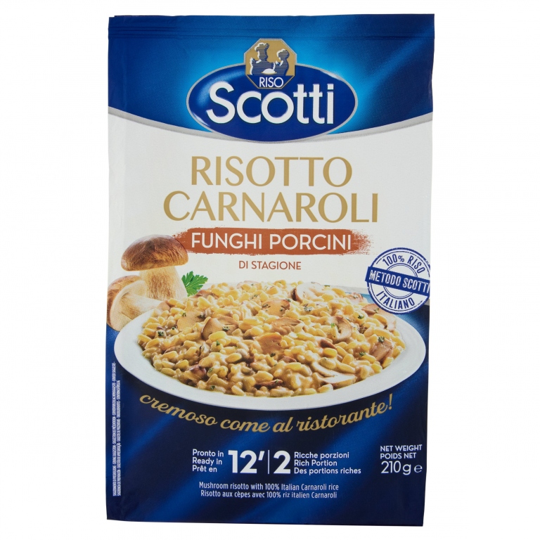 RISO SCOTTI BUONA IDEA RISOTTO PORCINO DI STAGIONE 210 G