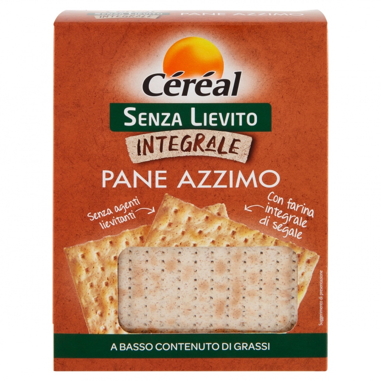 CEREAL SENZA LIEVITO PANE CROCCANTE INTEGRALE* 180 G