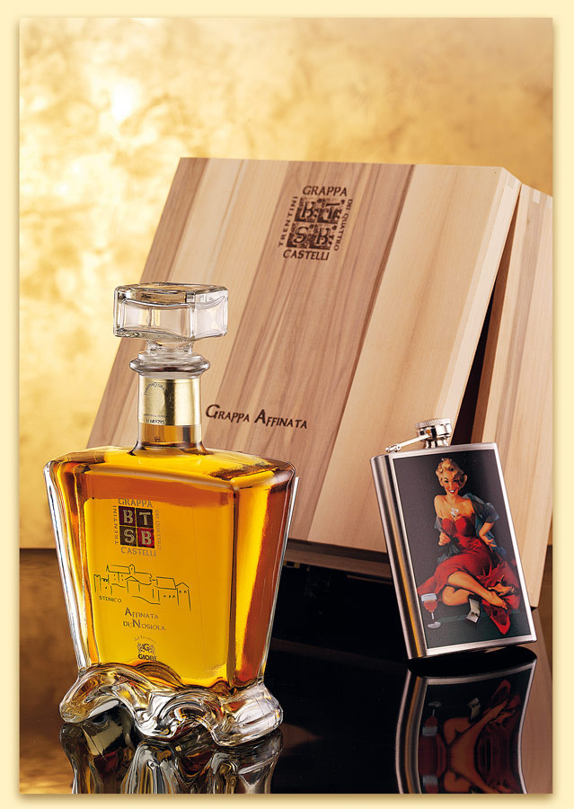 GRAPPA GIORI 4 CASTELLI TREN+FIASCHETTA CAS/LEGNO