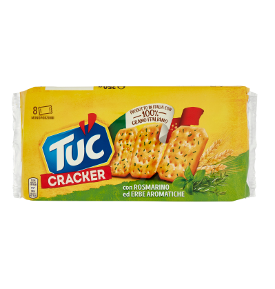 TUC CRACKER CON ROSMARINO ED ERBE AROMATICHE 250 G