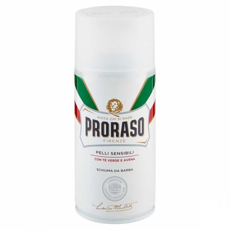 PRORASO SCHIUMA DA BARBA PELLI SENSIBILI ML 300