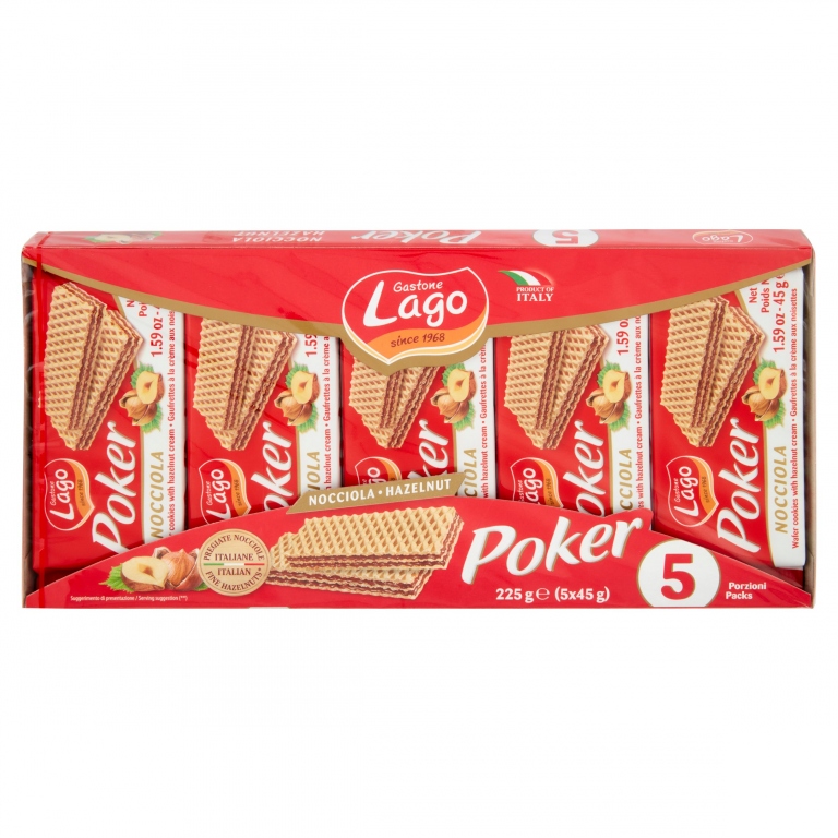 WAFER LAGO POKER GR45X5(GR.225)NOCC.