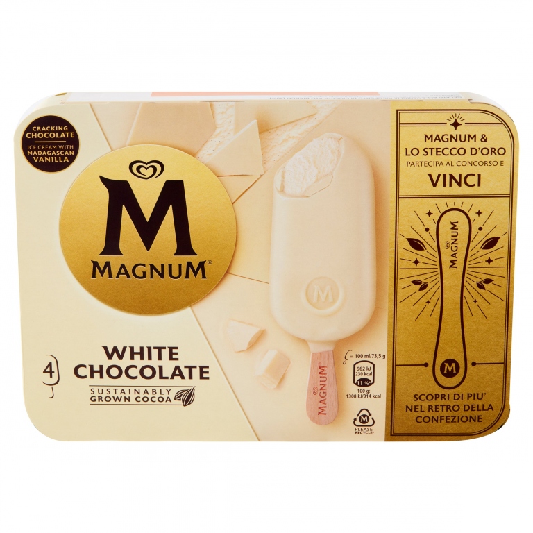 MAGNUM WHITE 4 X 79 G