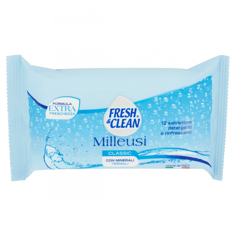 SALV.FRESH&CLEAN PZ.12 CLASSICHE IGIENIZZANTE