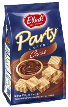 WAFER LAGO PARTY CACAO GR.250