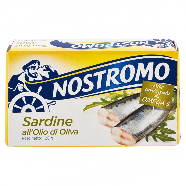 NOSTROMO SARDINE ALL'OLIO DI OLIVA 120 G