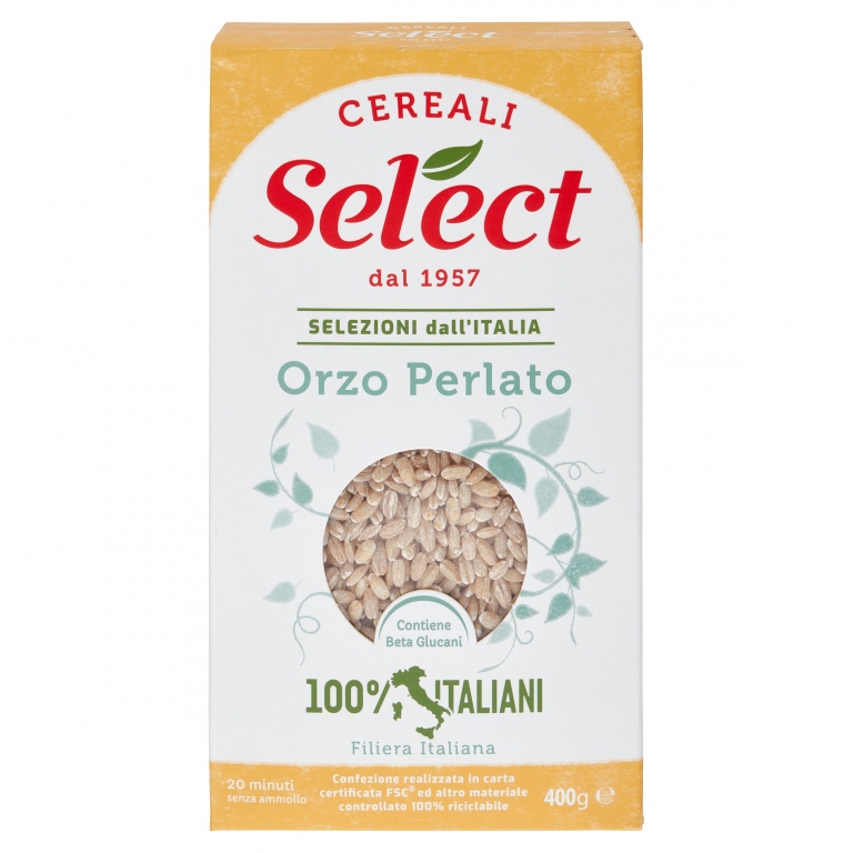 SELECT I CEREALI ORZO PERLATO 400 G