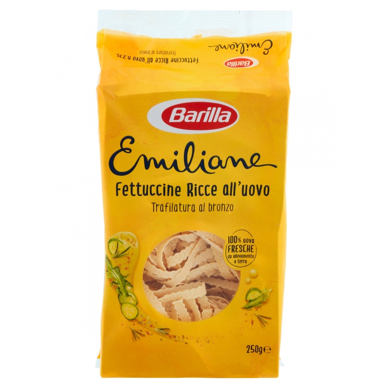 BARILLA EMILIANE FETTUCCINE RICCE ALL'UOVO 250G