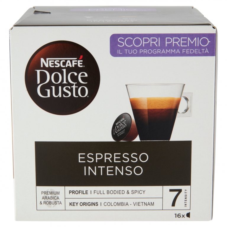 NESCAFE DOLCE GUSTO ESPRESSO INTENSO CAFFE ESPRESSO 16 CAPSULE (16 TAZZE)